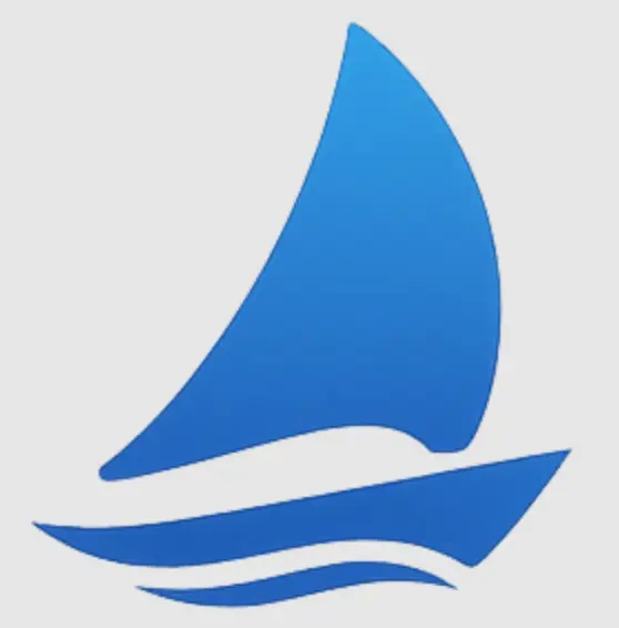 扬帆云机场 logo